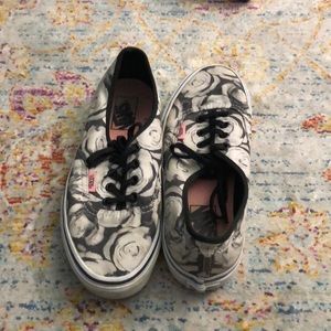 Flower Pattern Vans